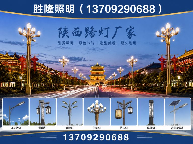 碑林区陕西路灯厂家展示图